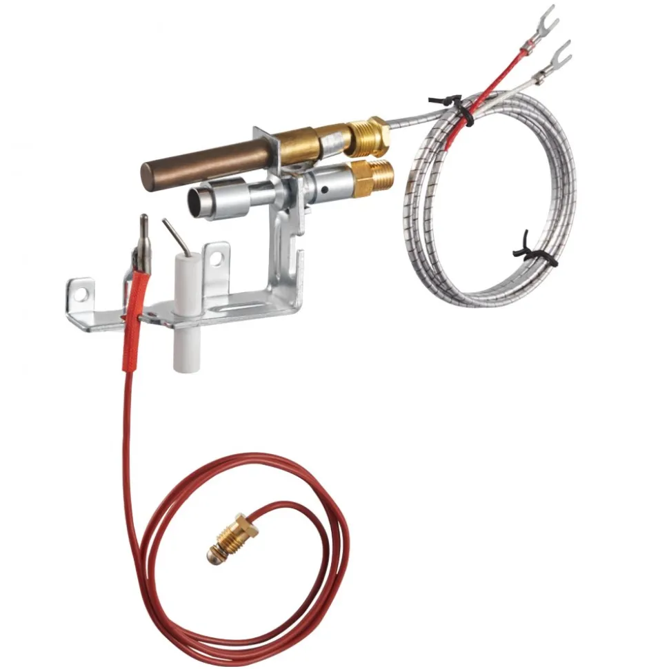 VEVOR Gas Pilot Assembly, OE 103779-01, PP231, NG8218 Fireplace Natural Gas Ignition Replacement, Compatible with CIVF-25, CIVF-25CF, VFH-33M, VFH-33R, VFH-33T, VFHS-20R, VFSR-16, VFSR-18 Models