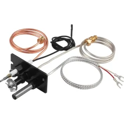 VEVOR Gas Pilot Assembly, OE 10002265, 10002264, SRV10002264 Fireplace Gas Pilot Assembly, Natural Gas & LPG Ignition Replacement, Fit Majestic, Vermont Castings, Temco, Dutchwest, Monessen, Century