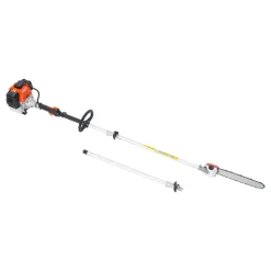 VEVOR Gas Pole Saw, 43CC 2 Stroke Gas Powered Pole Saws with 12 in Cutting Bar, Cordless Tree Trimmer with Rotatable Head, 7.1 to 12 ft Extendable, Powerful Chainsaw for Tree Trimming Pruning
