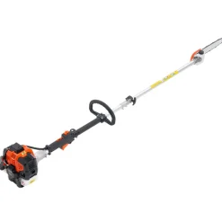 VEVOR Gas Pole Saw, 25CC 2 Stroke Gas Powered Pole Saws with 12 in Cutting Bar, Cordless Tree Trimmer with 23 fl.oz Fuel Tank, 7 to 12 ft Extendable, Powerful Chainsaw for Tree Trimming Pruning