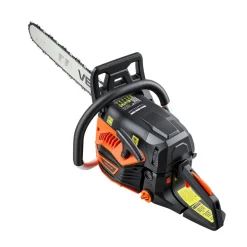 VEVOR Gas Powered Chainsaw 20 Inch 58CC 3.22HP 2 Stroke Engine Gas Chainsaw, for Wood Cutting, Tree Trimming & Land Clearing, Throttle-Synced Choke, Power Chain Saw with Non-Slip Handle & Dual Tanks