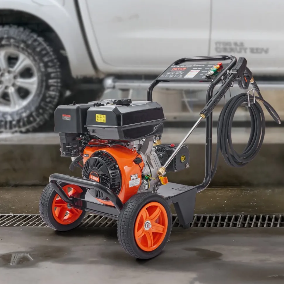 VEVOR Gas Pressure Washer, 4400 PSI 4.0 GPM, Gas Powered Pressure Washer with Copper Pump, Spray Gun and Extension Wand, 5 Quick Connect Nozzles, for Cleaning Cars, Homes, Driveways, Patios