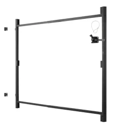 VEVOR Gate Building Kit, Fits 40 to 72 in Wide Openings, Up from 4 to 5 ft High Fence, Adjustable Gate Building Kit, Anti Sag Full Gate Frame Kit with Latch Lock and Screws, for Wooden Fence, Iron