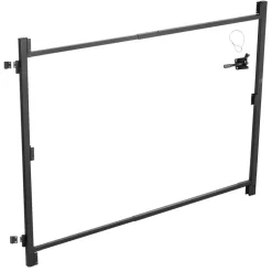 VEVOR Gate Building Kit, Fits 40 to 72 in Wide Openings, Up from 4 to 5 ft High Fence, Adjustable Gate Building Kit, Anti Sag Full Gate Frame Kit with Latch Lock and Screws, for Wooden Fence, Iron