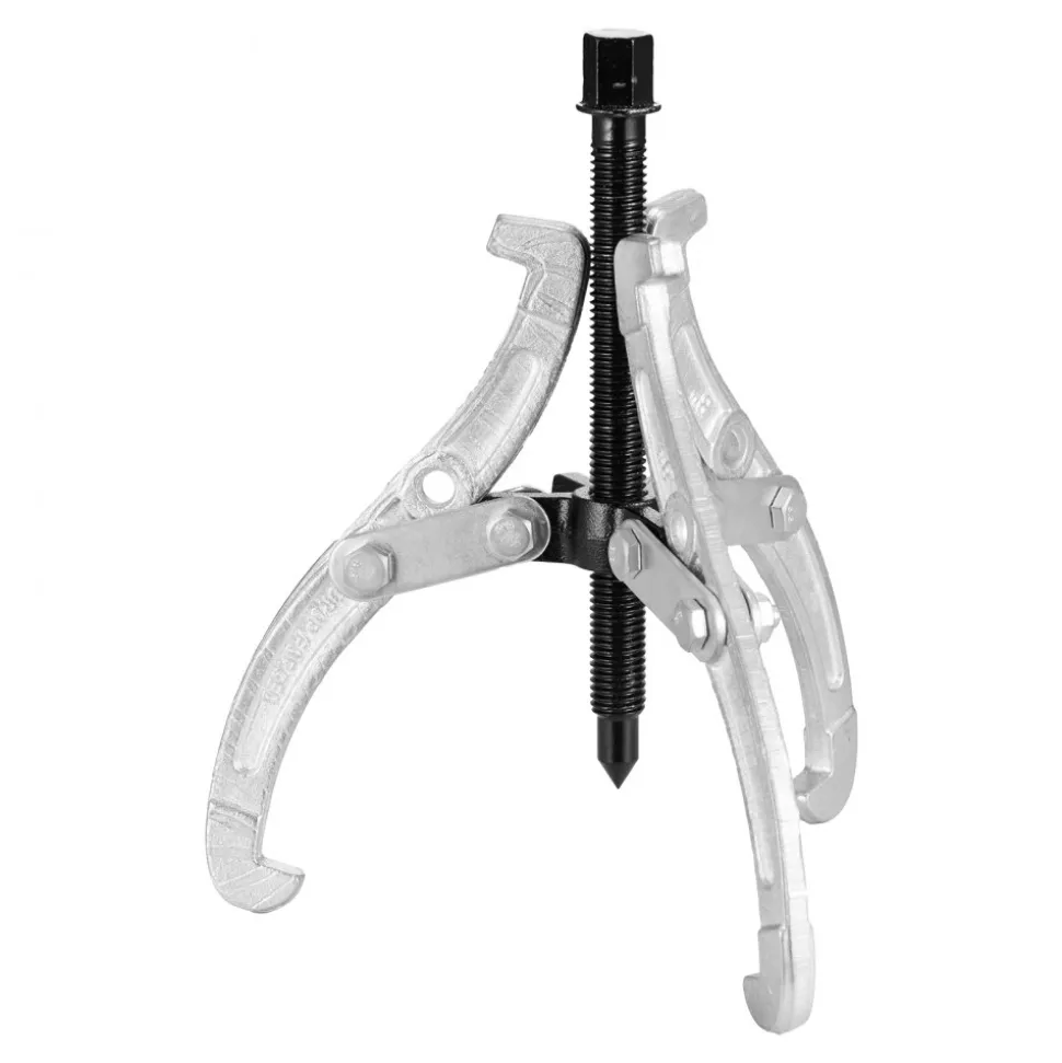 VEVOR Gear Puller Set, 3 in/4 in/6 in/8 in 3 Jaw Bearing Puller with Reversible Jaws, 2 Jaw/3 Jaw Pulley Puller Tool, 4 PCS Heavy Duty Bearing Puller Tool Kit for Pulley Gear Bearing Flywheel Removal