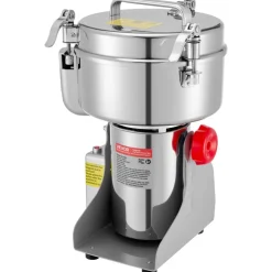 VEVOR 2500g Electric Grain Mill Grinder, 3400W 32000RPM High Speed Spice Corn Dry Grinding Machine, Stainless Steel Pulverizer Powder Machine for Dried Grains Coffee Beans Spices Nuts (270° Swing Type)