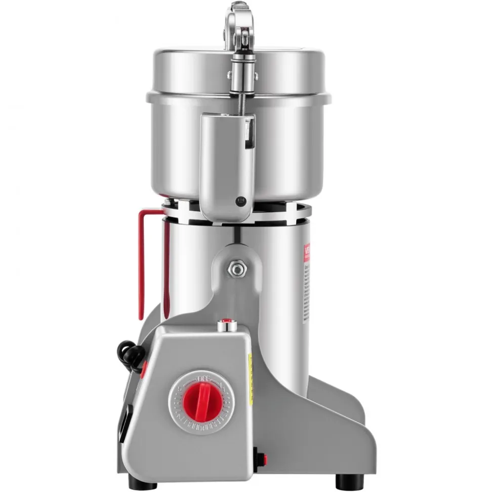 VEVOR 300g Electric Grain Mill Grinder, 1500W 28000RPM High Speed Spice Corn Dry Grinding Machine, Stainless Steel Pulverizer Powder Machine for Dried Grains Coffee Beans Spices Nuts (270° Swing Type)
