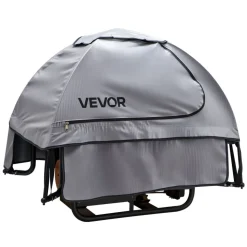VEVOR Generator Cover, 36 x 26 x 26 Inch Waterproof Generator Cover for Most Generators 70-108 Inches Perimeter, Portable Generator Running Cover with Heavy Duty Thicken Oxford Fabric, Grey