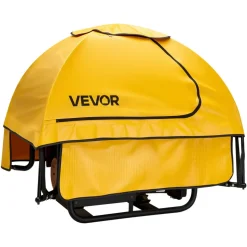 VEVOR Generator Cover, 36 x 26 x 26 Inch Waterproof Universal Generator Cover for Most Generators 70-108 Inch Perimeter, Portable Generator Running Cover with Heavy Duty Thicken Oxford Fabric, Yellow