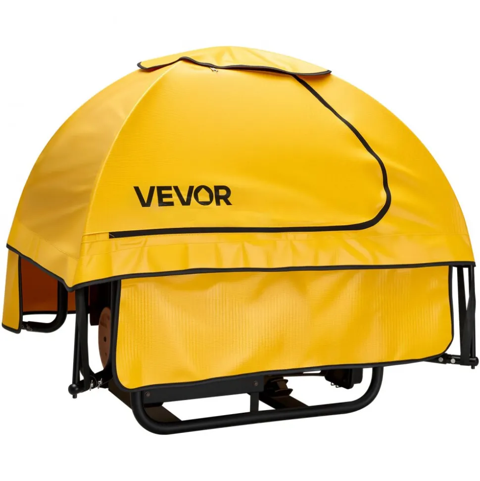 VEVOR Generator Cover, 36 x 26 x 26 Inch Waterproof Universal Generator Cover for Most Generators 70-108 Inch Perimeter, Portable Generator Running Cover with Heavy Duty Thicken Oxford Fabric, Yellow