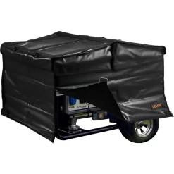 VEVOR Generator Cover, 34 x 26 x 21 Inch Waterproof Universal Generator Cover for Most Generators 3500-12000 Watt, Portable Generator Running Cover with Heavy Duty Thicken 420D Oxford Fabric, Black