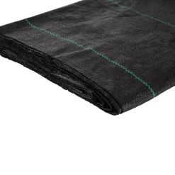 VEVOR Geotextile Fabric, 12.5 x 50 ft 3.5oz Woven PP Driveway Drain Cloth with 600lbs Tensile Strength, Heavy Duty Underlayment for Soil Stabilization, Landscaping, Weed Barrier, 12.5FT50FT-3.5OZ, Bla