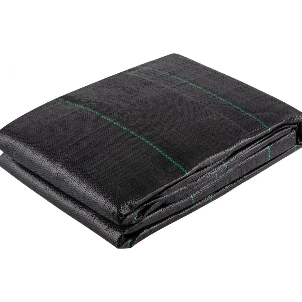 VEVOR Geotextile Fabric, 12.5 x 30 ft 3.5oz Woven PP Driveway Drain Cloth with 600lbs Tensile Strength, Heavy Duty Underlayment for Soil Stabilization, Landscaping, Weed Barrier, 12.5FT30FT-3.5OZ, Bla