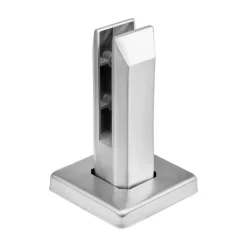 VEVOR Glass Clamp, 10 PCS Square Glass Railing Bracket for 0.31
