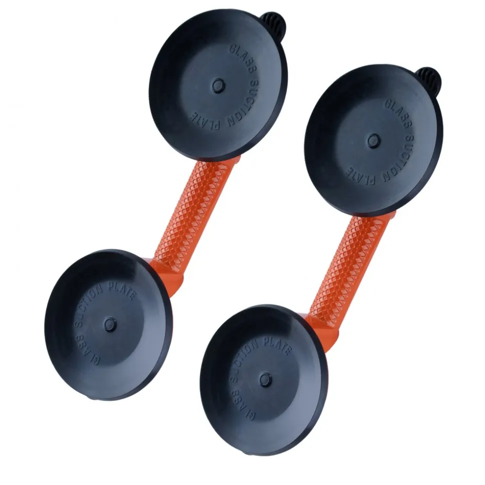 VEVOR Glass Suction Cup, 4.7" 2 Pack 330 lbs Load Capacity, Vacuum Suction Cup with Aluminum Handle, Heavy Duty Industrial Suction Cup Lifter Tool for Glass, Granite, Tile, Metal, Wood Panel Lifting