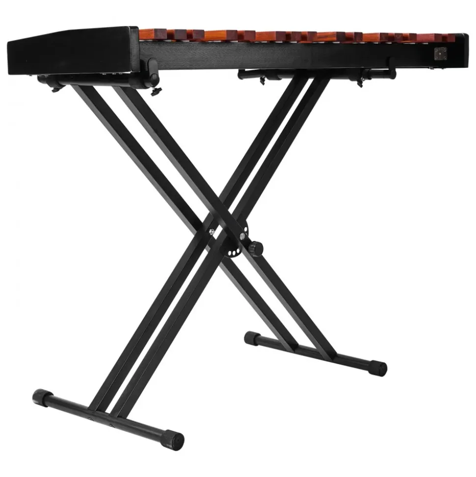 VEVOR Glockenspiel Xylophone, 37 Notes, Wooden Professional Xylophone Percussion Instrument, with Height Adjustable Stand, 4 Mallets, Carrying Bag, Beginner Musical Instrument Kit for Adults and Kids