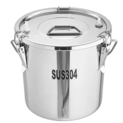 VEVOR Goat Milking Machine, 3.2 Gal / 12 L Food-Grade Stainless Steel Bucket, 4 Teat Cups for Cows and Goats, with 8000 mAh Rechargeable Battery, Electric Pulsation Milking Machine Portable Milker