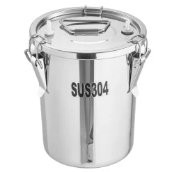 VEVOR Goat Milking Machine, 1.8 Gal / 7 L Food-Grade Stainless Steel Bucket, 4 Teat Cups for Cows and Goats, with 8000 mAh Rechargeable Battery, Electric Pulsation Milking Machine Portable Milker