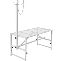 VEVOR Goat & Sheep Stand, 47x23 inch Livestock Stand, Metal Livestock Milking and Shearing Stand 21