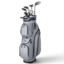 VEVOR Golf Cart Bag, 15 Way Top Divider Organizer, Golf Club Bag with Full-length Divider, Rain Hood, Storage Pockets, Shoulder Strap, High-Strength Polyester, Silicone Head Protection for Men & Women