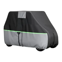 VEVOR Golf Cart Cover, Full Coverage 2+2/4 Passenger Golf Cart, 600D Waterproof Oxford Fabric Club Car Cover Fits Most Carts Club Car, Yamaha, EZGO, Honda, PU Coating & Three Zipper Doors