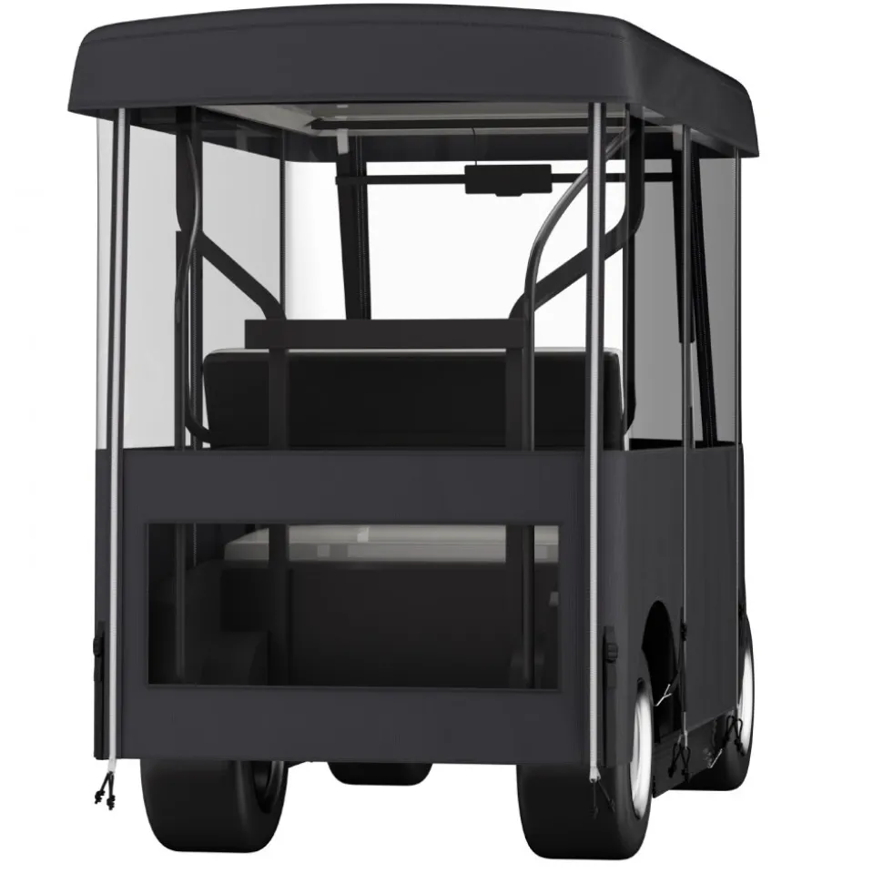 VEVOR Golf Cart Enclosure 86'', 4-Person Golf Cart Cover, 4-Sided Fairway Deluxe, 300D Waterproof Driving Enclosure with Transparent Windows, Fit for 4-Seat EZGO, Club Car, Yamaha Carts