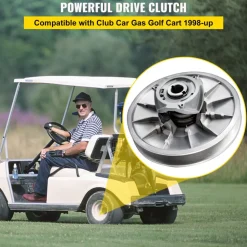 VEVOR Golf Cart High Torque Driven Clutch for Club Car DS & Precedent 1997 to Up Club Car 4-Cycle Gas Golf Cart Model, Silver