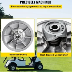 VEVOR Golf Cart High Torque Driven Clutch for Club Car DS & Precedent 1997 to Up Club Car 4-Cycle Gas Golf Cart Model, Silver