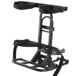 VEVOR Golf Cart Rear Seat Bag Holder, 27.8 x 16.1 x 30.9 inch, Compatible with Most Golf Carts with Rear Seat Grab Bar, Space-Saving Carbon Steel Bag Holder Bracket, No-Drilling Installation, Black