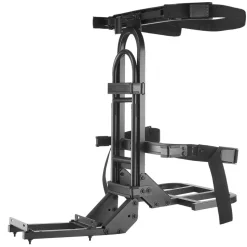 VEVOR Golf Cart Rear Seat Bag Holder, 27.8 x 16.1 x 30.9 inch, Compatible with Most Golf Carts with Rear Seat Grab Bar, Space-Saving Carbon Steel Bag Holder Bracket, No-Drilling Installation, Black