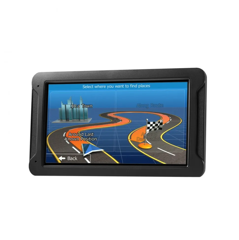 VEVOR GPS Navigator for Car, 7 inch Touch Screen 16GB GPS Navigation System with Built-in Dash Cam, Voice Turn-by-Turn Guidance, Speed and Red Light Warning, Custom Truck Routing, for Car Truck RV