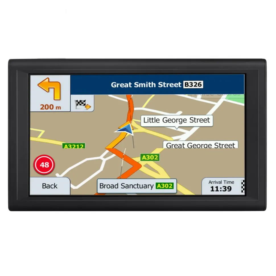 VEVOR GPS Navigator for Car, 9 inch Touch Screen 16GB GPS Navigation System with Built-in Dash Cam, Voice Turn-by-Turn Guidance, Speed and Red Light Warning, Custom Truck Routing, for Car Truck RV