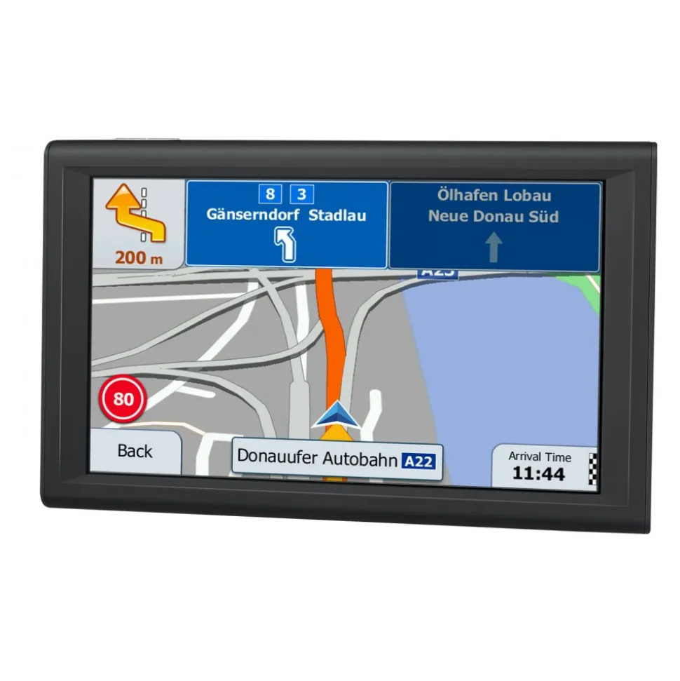 VEVOR GPS Navigator for Car, 9 inch Touch Screen 16GB GPS Navigation System with Built-in Dash Cam, Voice Turn-by-Turn Guidance, Speed and Red Light Warning, Custom Truck Routing, for Car Truck RV