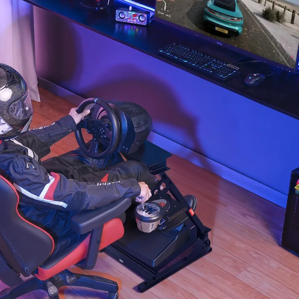 VEVOR G920 Racing Steering Wheel Stand Shifter Mount fit for Logitech G27 G25 G29 Gaming Wheel Stand Wheel Pedals NOT Included Racing Wheel Stand
