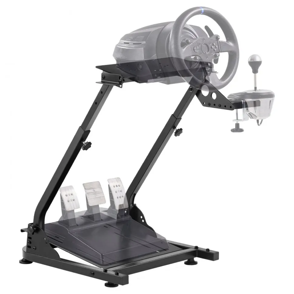 VEVOR G920 Racing Steering Wheel Stand Shifter Mount fit for Logitech G27 G25 G29 Gaming Wheel Stand Wheel Pedals NOT Included Racing Wheel Stand
