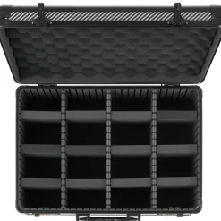 VEVOR Graded Card Case 4 Row 162 PSA Slab Storage Box with Combination Lock, Baseball Sports Trading Cards Holder Collector with 12 Dividers, Holds 130 SGC 115 BGS 585 Top Loaders & 999+ Loose Cards