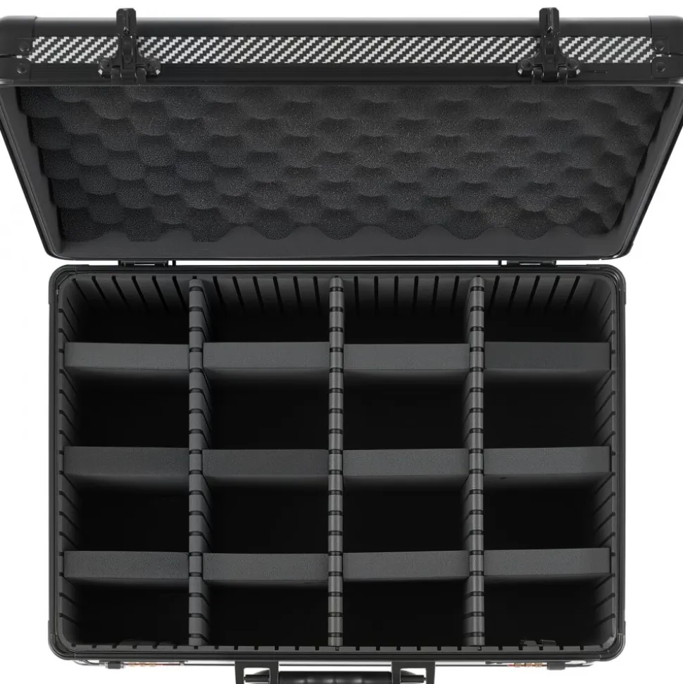 VEVOR Graded Card Case 4 Row 162 PSA Slab Storage Box with Combination Lock, Baseball Sports Trading Cards Holder Collector with 12 Dividers, Holds 130 SGC 115 BGS 585 Top Loaders & 999+ Loose Cards