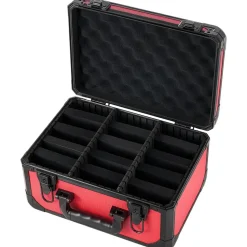 VEVOR Graded Card Case 3 Row 96 PSA Slab Storage Box with Secure Lock, Baseball Sports Trading Cards Holder Collector with 12 Dividers, Key, Holds 76 SGC 68 BGS 348 Top Loaders and 999+ Loose Cards