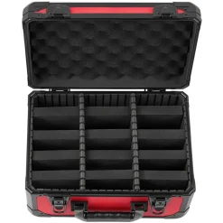 VEVOR Graded Card Case 3 Row 96 PSA Slab Storage Box with Secure Lock, Baseball Sports Trading Cards Holder Collector with 12 Dividers, Key, Holds 76 SGC 68 BGS 348 Top Loaders and 999+ Loose Cards