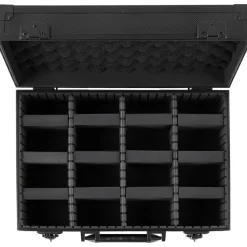 VEVOR Graded Card Case 4 Row 120 PSA Slab Storage Box with Secure Lock, Baseball Sports Trading Cards Holder Collector with 12 Dividers, Key, Holds 95 SGC 85 BGS 435 Top Loaders & 999+ Loose Cards