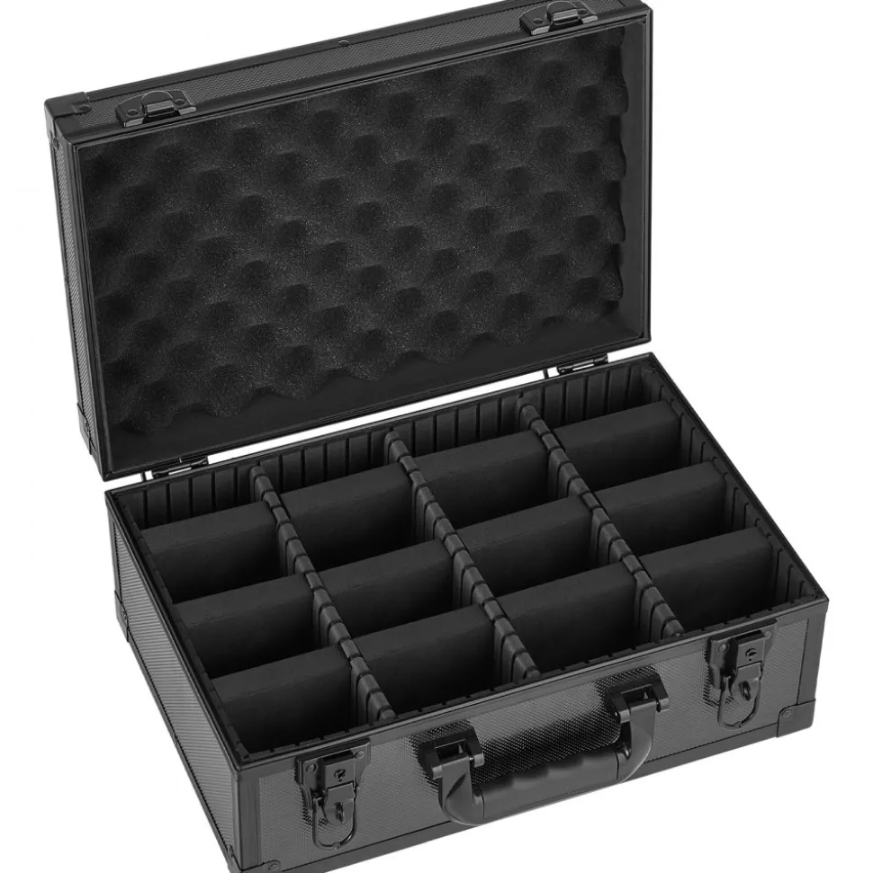 VEVOR Graded Card Case 4 Row 120 PSA Slab Storage Box with Secure Lock, Baseball Sports Trading Cards Holder Collector with 12 Dividers, Key, Holds 95 SGC 85 BGS 435 Top Loaders & 999+ Loose Cards