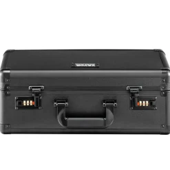 VEVOR Graded Card Storage Box, 4 Slots, Graded Sports Cards Holder Carrying Case with Coded Lock Foam Dividers, for 120 PSA Graded Cards 84 BGS Cards 96 SGC Cards 428 Top Loaders or 999+ Loose Cards