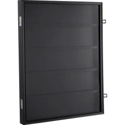VEVOR 35 Graded Sports Card Display Case, 24.3x30.5x2.1 in, Baseball Card Display Frame with 98% UV Protection Clear View PC Glass, Lockable Wall Cabinet for Football Basketball Hockey Trading Card