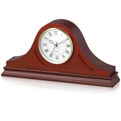 VEVOR Grandfather Clock, 6.4 in Classic Vintage Grandfather Clock, MDF Mantel Clocks with Built-In Quartz Movement and Quiet Design, for Living Room, Bedroom, Home Decor & Gift (Cherry Tone Finish)
