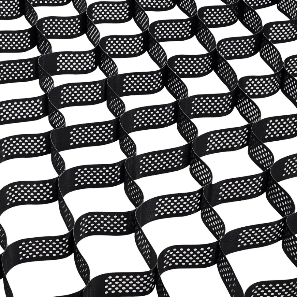 VEVOR Gravel Grid, 3 Inch Depth, 17.06 x 8.86 FT / 5200 x 2700 mm, 1880 LBS Per Sq ft Grass Ground Retainer, Permeable Geo Grids Driveway Stabilization, for Garden, Patio, Walkway, RV Parking Slopes