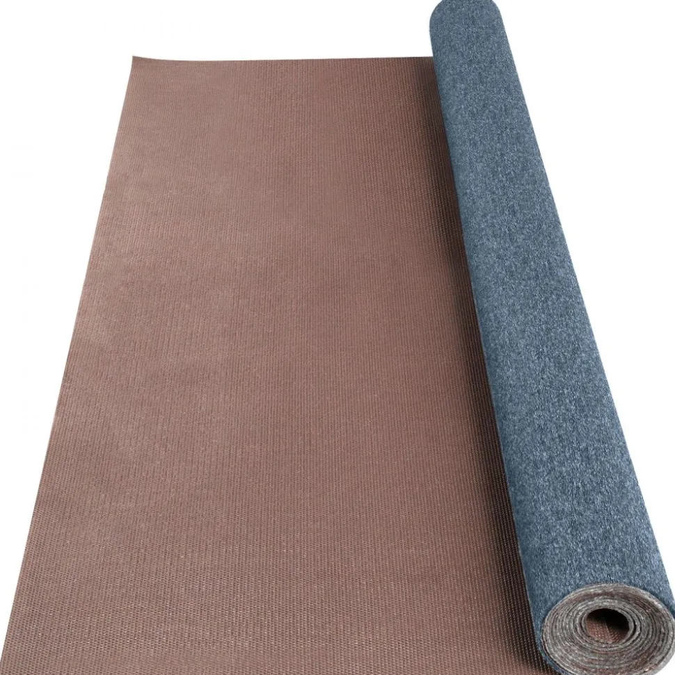 VEVOR Gray Marine Carpet 6 ft x 23 ft Boat Carpet Rugs Indoor Outdoor Rugs for Patio Deck Anti-Slide TPR Water-Proof Back Cut Outdoor Marine Carpeting Easy Clean Outdoor Carpet Roll