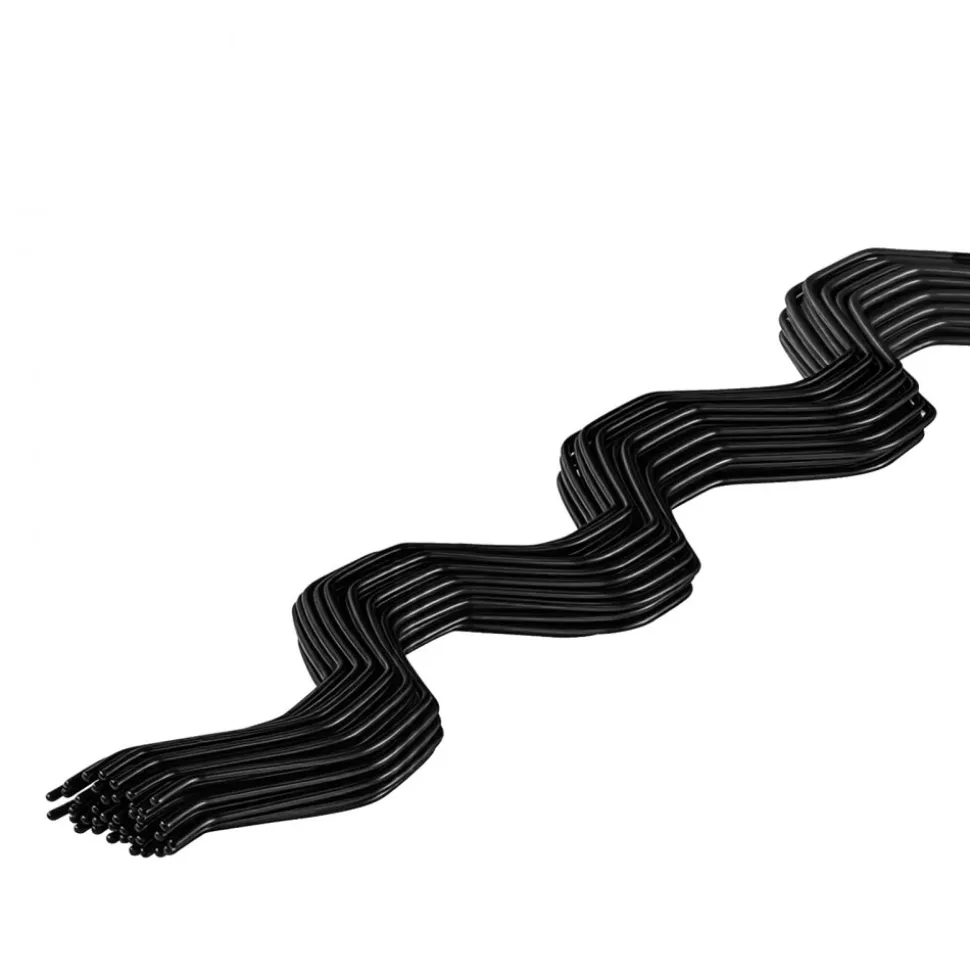 VEVOR Greenhouse Spring Wire and Lock Channel, 40 Packs 6.56 ft PVC-Coated Wiggle Wire & Aluminum Alloy Channel Bundle Kit with Included Screws, 0.05 in Thickened, Poly Film & Shade Cloth Attachments
