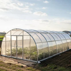 VEVOR Greenhouse Spring Wire and Lock Channel, 40 Packs 6.56 ft PVC-Coated Wiggle Wire & Aluminum Alloy Channel Bundle Kit with Included Screws, 0.05 in Thickened, Poly Film & Shade Cloth Attachments