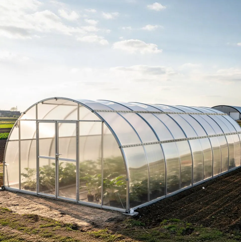 VEVOR Greenhouse Spring Wire and Lock Channel, 40 Packs 6.56 ft PVC-Coated Wiggle Wire & Aluminum Alloy Channel Bundle Kit with Included Screws, 0.05 in Thickened, Poly Film & Shade Cloth Attachments