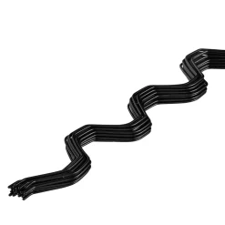 VEVOR Greenhouse Spring Wire and Lock Channel, 20 Packs 6.56 ft PVC-Coated Wiggle Wire & Aluminum Alloy Channel Bundle Kit with Included Screws, 0.05 in Thickened, Poly Film & Shade Cloth Attachments